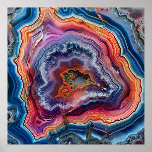 Agate plak poster