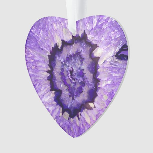 Agate pourpre Geode de Falln (devant)