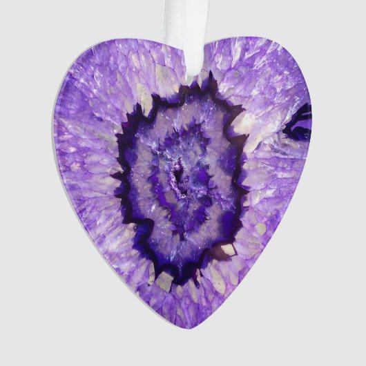 Agate pourpre Geode de Falln (devant)