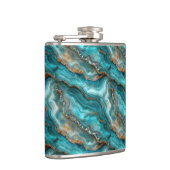 Agate Print Fles Heupfles (Rechts)