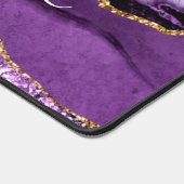 Agate Purple Gold Parties scintillant Marbre Nom p (Coin)