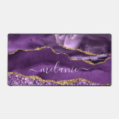 Agate Purple Gold Parties scintillant Marbre Nom p (Recto)