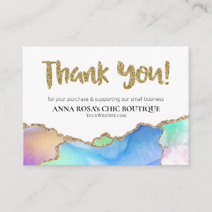 *~* AGATE QR Logo DANK U Review AP8 Regenboog Informatiekaartje