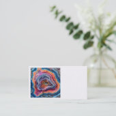 Agate Slice Business Cards Visitekaartje (Staand voorkant)