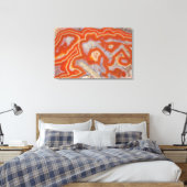 Agate steekproef canvas afdruk (Insitu (Slaapkamer))
