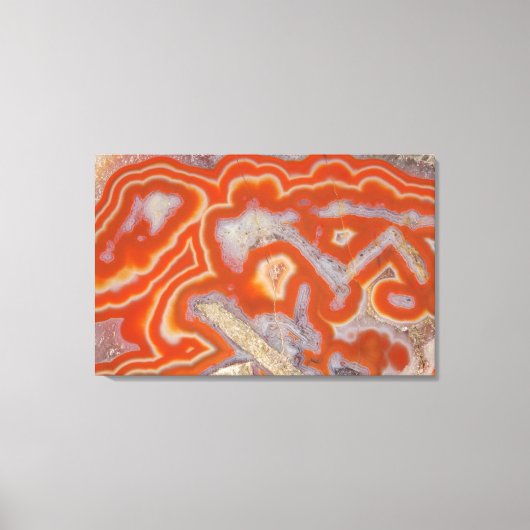 Agate steekproef canvas afdruk (Voorkant)