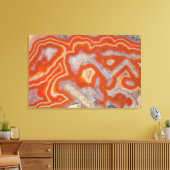 Agate steekproef canvas afdruk (Insitu (Woonkamer))