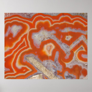 Agate steekproef poster
