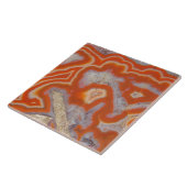 Agate steekproef tegeltje (Zijkant)