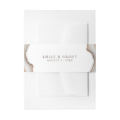 Agate Stone Marble Invitation Belly Band Uitnodigingen Wikkel (Voorkant Voorbeeld)