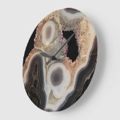 Agate stone wandklok grote klok (Hoek)