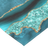 Agate Turquoise Blue Gold Aqua Turquoise Nappe (Angle)