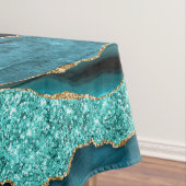 Agate Turquoise Blue Gold Aqua Turquoise Nappe (In Situ)