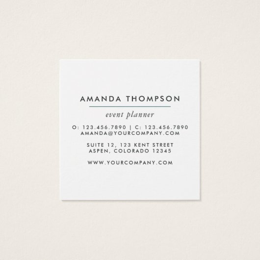 Agate Turquoise et Or (Dos)