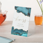 agate turquoise favorise le panneau de piédestal (In SItu)