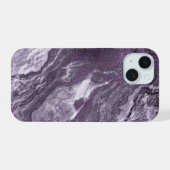Agate Violet Cristallisé | Pierre Marbrée Lunatiqu (Verso Horizontal)