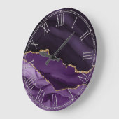 Agate violet Décor Maison Grande horloge (Angle)