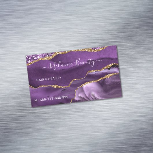 Agate Violet violet or Carte de visite (In Situ)