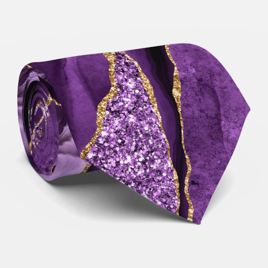 Agate Violet violet or Merble Cravate de pierre (Roulé)