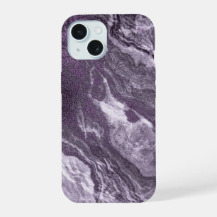 Agate violette cristallisée   Moody Marbled Stone