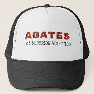 Agates: de superieure verslaving Funny Rockhound Trucker Pet
