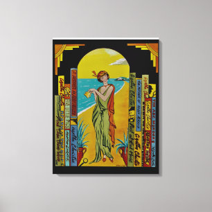 AGATHA CHRISTIE LIFE UNIQUE CANVAS AFDRUK