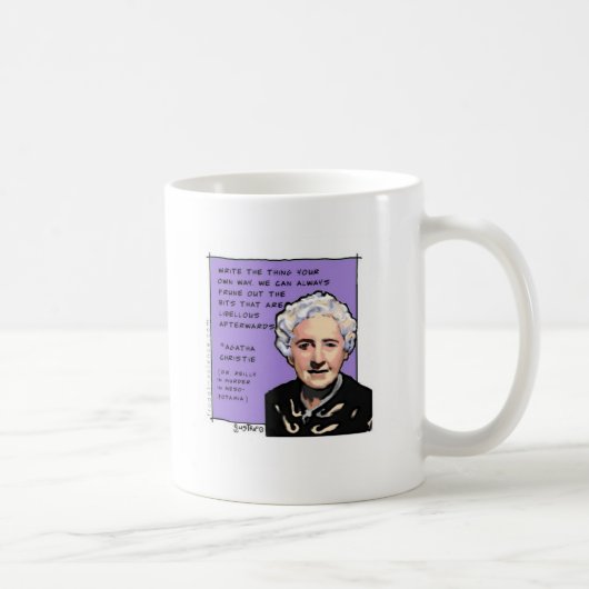 Agatha Christie zegt dat je het op je eigen manier Koffiemok (Rechts)