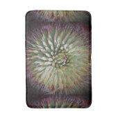 Agave Abstract Groene en Paarse Pluche Badmat (Voorkant Verticaal)