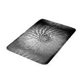Agave Abstracte zwart-wit pluche badmat (Gekanteld)