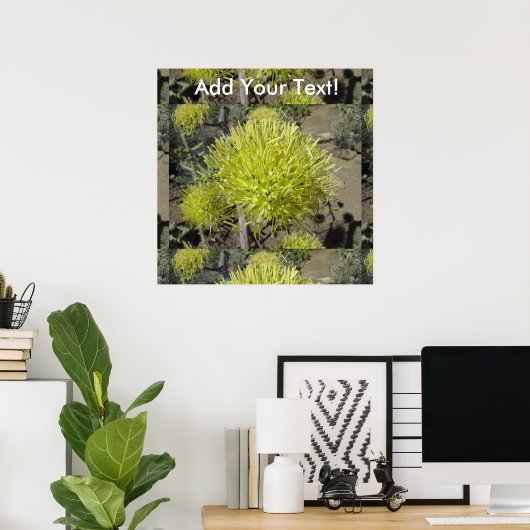Agave Giant Flower Cluster Poster (Thuiskantoor)