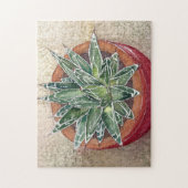 Agave in de pot-puzzel legpuzzel (Verticaal)