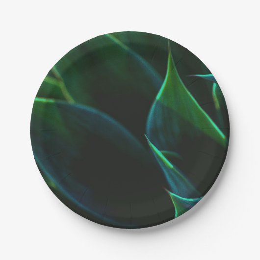 Agave Leaves Papieren Bordje (Voorkant)