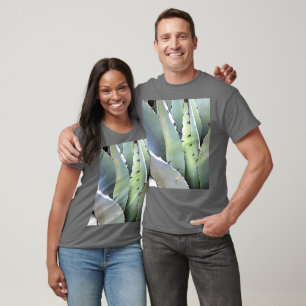 Agave Plant Succulent Blue Cacti Tequila woestijn T-shirt