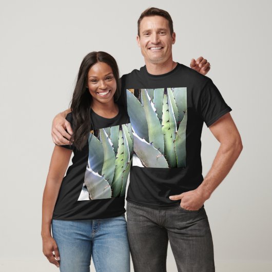 Agave Plant Succulent Blue Cacti Tequila woestijn T-shirt (Unisex)