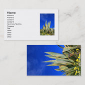 Agave Plant Visitekaartje (Voorkant / Achterkant)