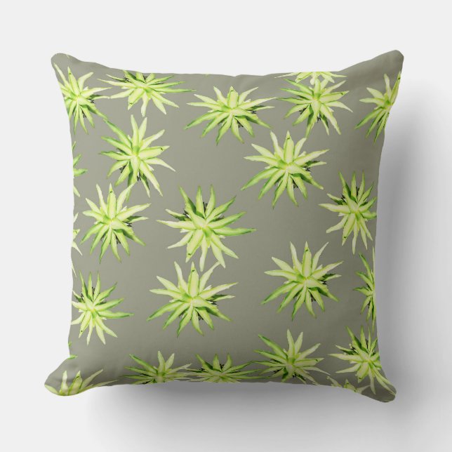 Agave Rosette- Nopal Mist Sierkussen (Voorkant)