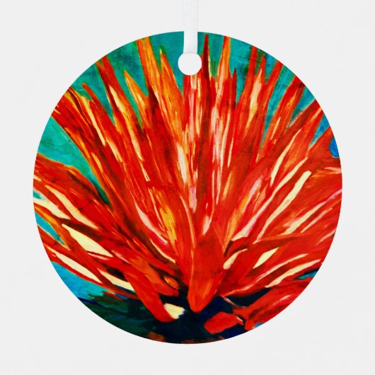 Agave Shine Metal Ornament (Voorkant)