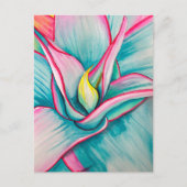 Agave succulente waterverf kunst briefkaart (Voorkant)
