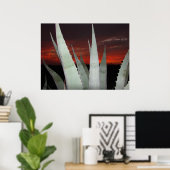 Agave Sunset Poster (Thuiskantoor)