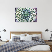 Agave victoriae-reginae Canvas Print (Insitu (Slaapkamer))
