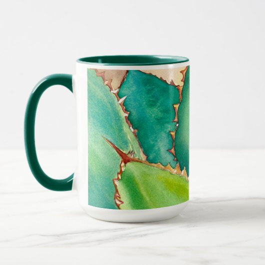 Agave waterverf mok van Debra Lee Baldwin (Links)