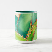 Agave waterverf mok van Debra Lee Baldwin (Midden)