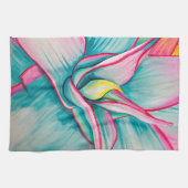 Agave waterverf sappige kunst theedoek (Horizontaal)