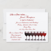 Âgé à la perfection/ Invitation d'anniversaire (Devant)