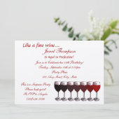 Âgé à la perfection/ Invitation d'anniversaire (Debout devant)