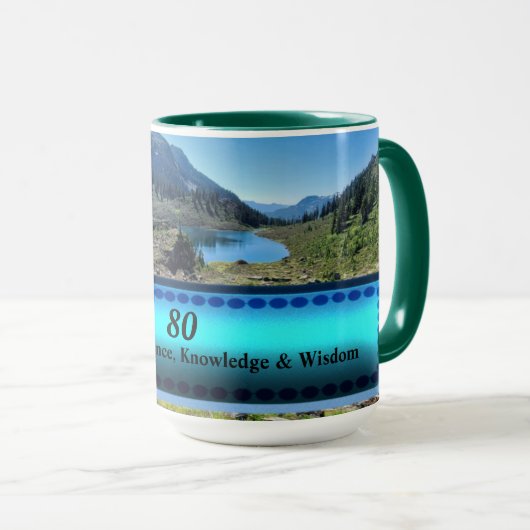 Âge Années d'expérience Nature Mug (Devant droit)