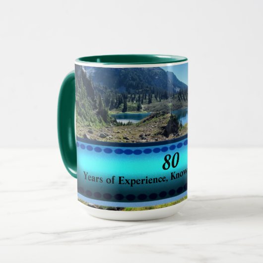 Âge Années d'expérience Nature Mug (Devant gauche)