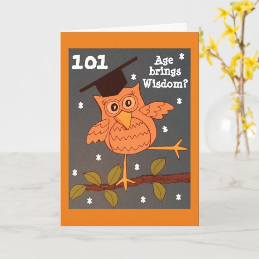 Age apporte carte de sagesse (Fleur jaune)