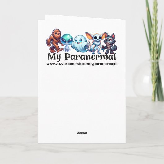 Age Doesn't Mean Squatch | Funny Birthday Bigfoot Kaart (Achterkant)