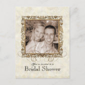 Age d'or de l'élégance, Invitation de douche nupti (Devant)